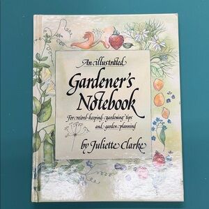 Illustrated Gardener's Notebook Journal Art Drawing